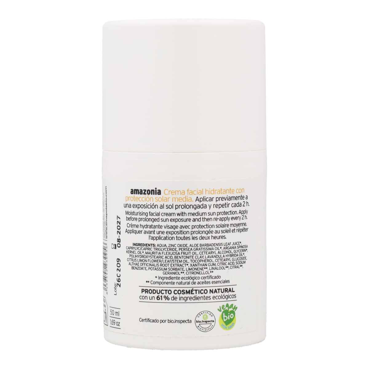Gesichtssonnenschutz SPF 25 Amazonia Amapola 50 ml
