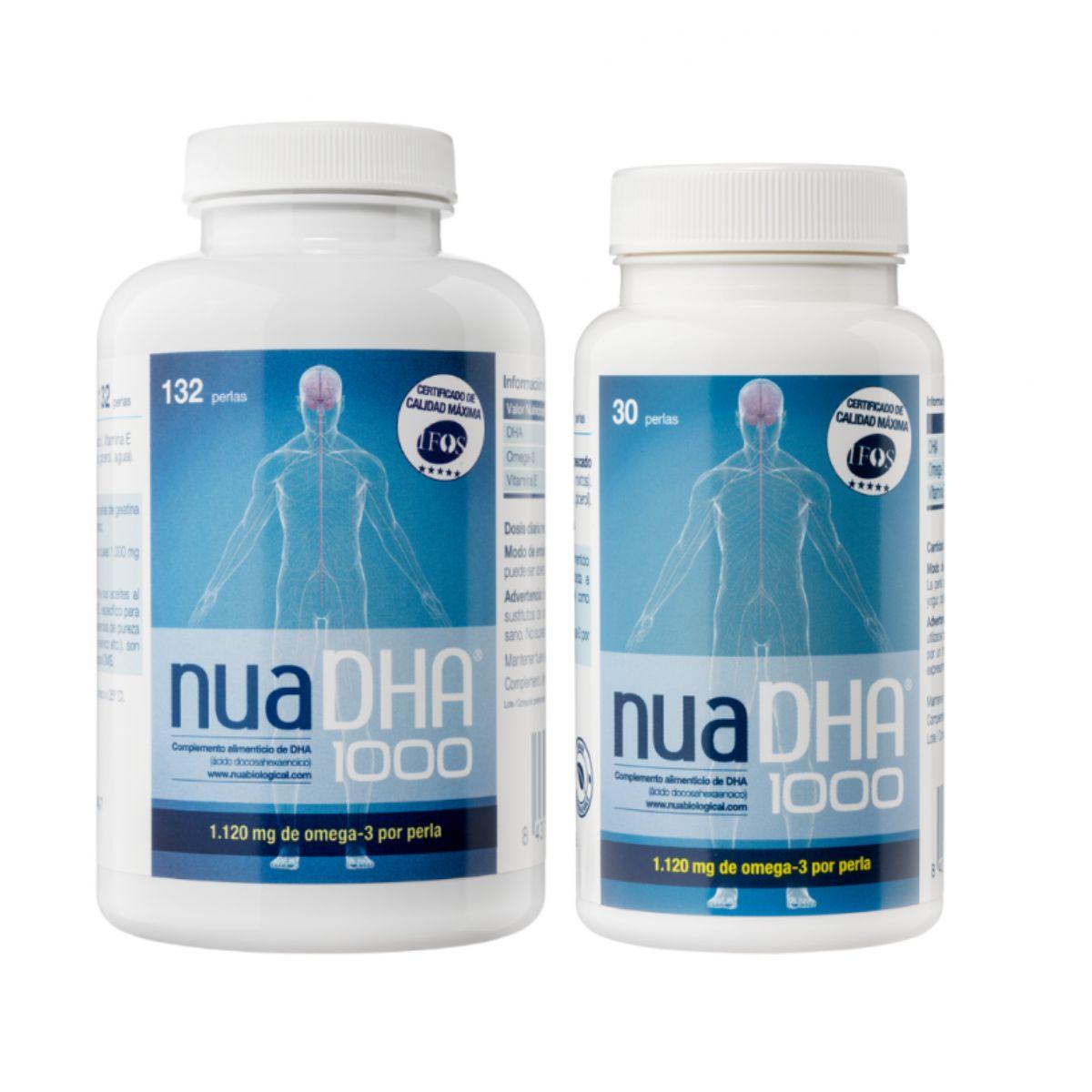 Pack 132+30 NuaDHA 1000 Laboratorios Nua 162 Perlas