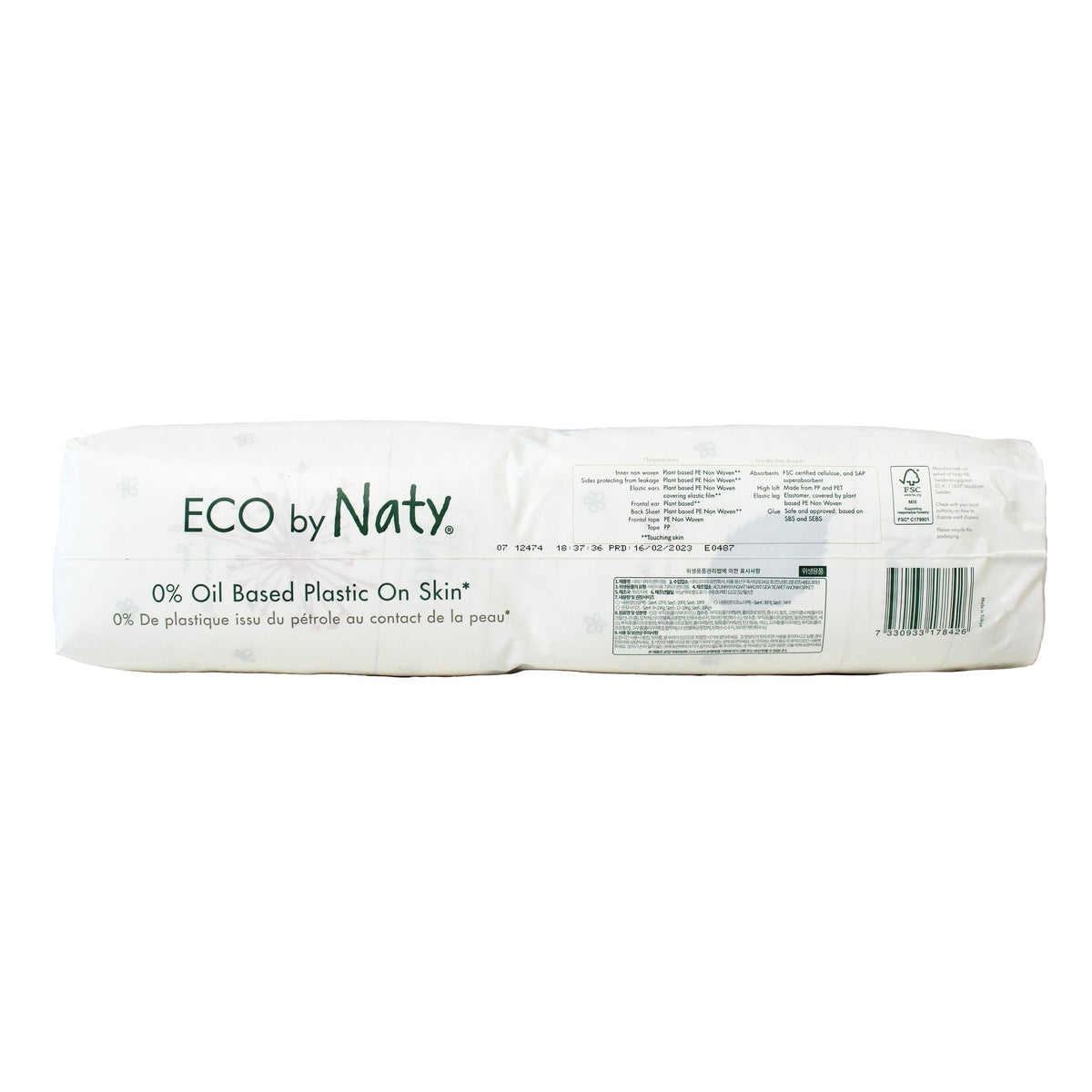 Pañal Nº 3 4-9 kg Naty 50 uds