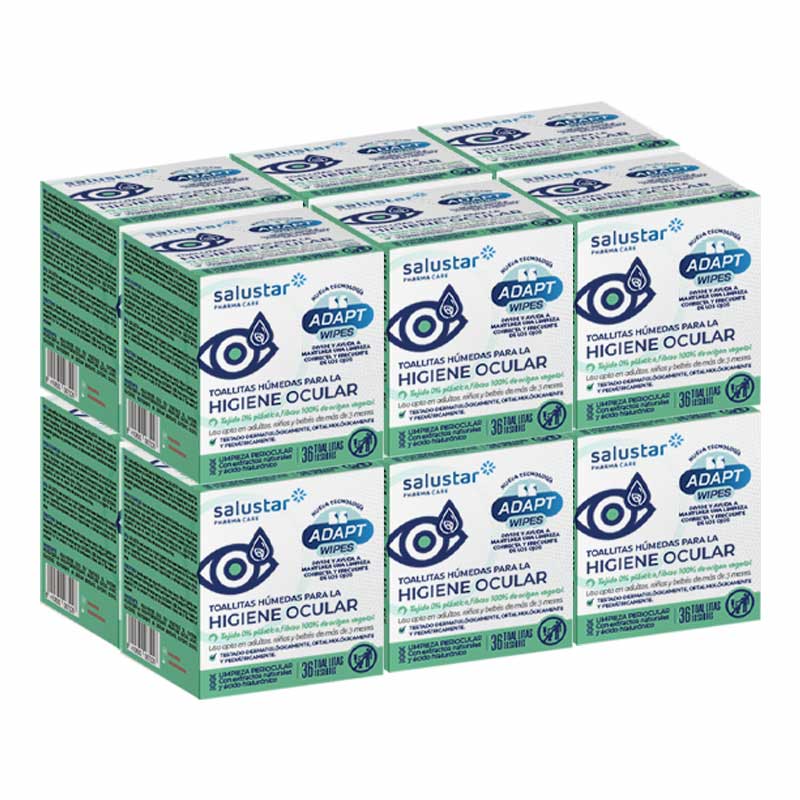 Toallitas para la higiene ocular Salustar 36 unidades