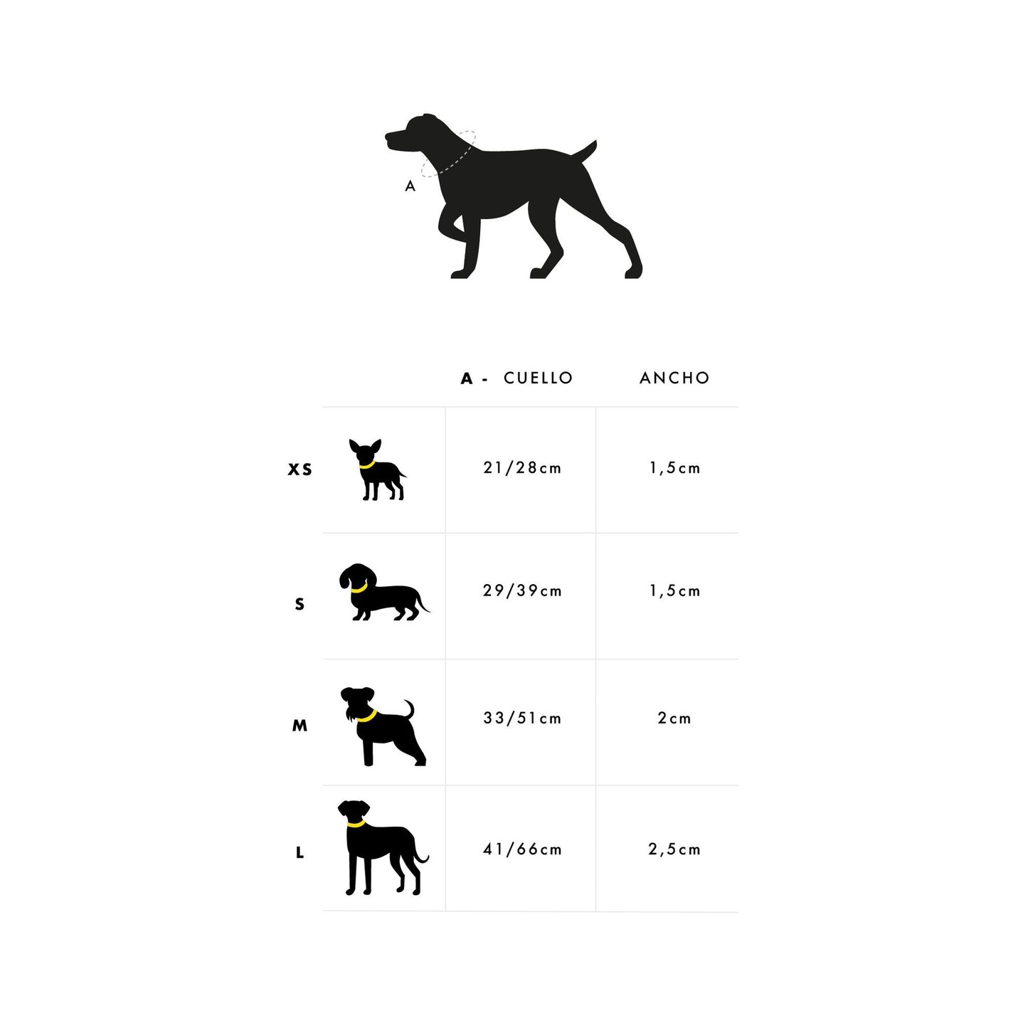 Collar para perro Leopard Dukier L