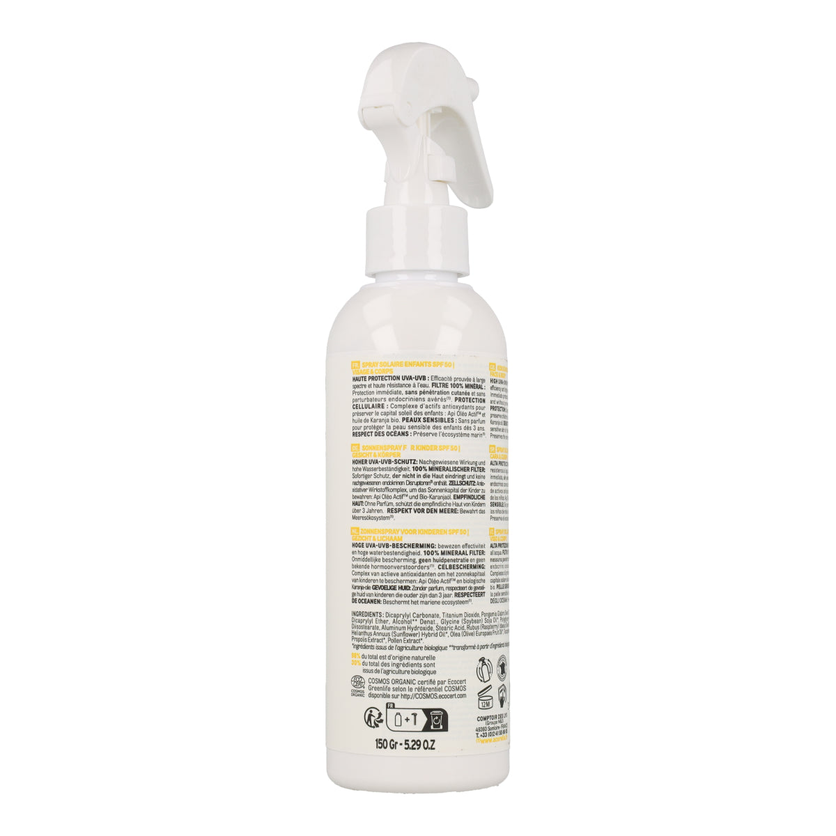 Sonnenspray für Kinder LSF 50 Acorelle 150 ml