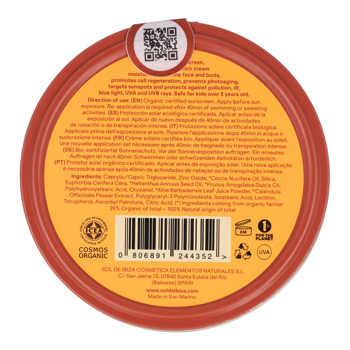 Bio-Sonnencreme LSF 30, 100 g