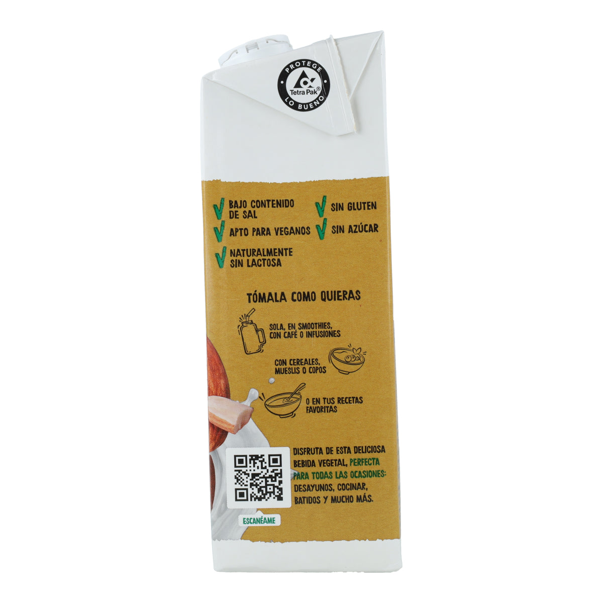 Bio-Mandelmilch 0 % Zucker, 1 l Ecocesta