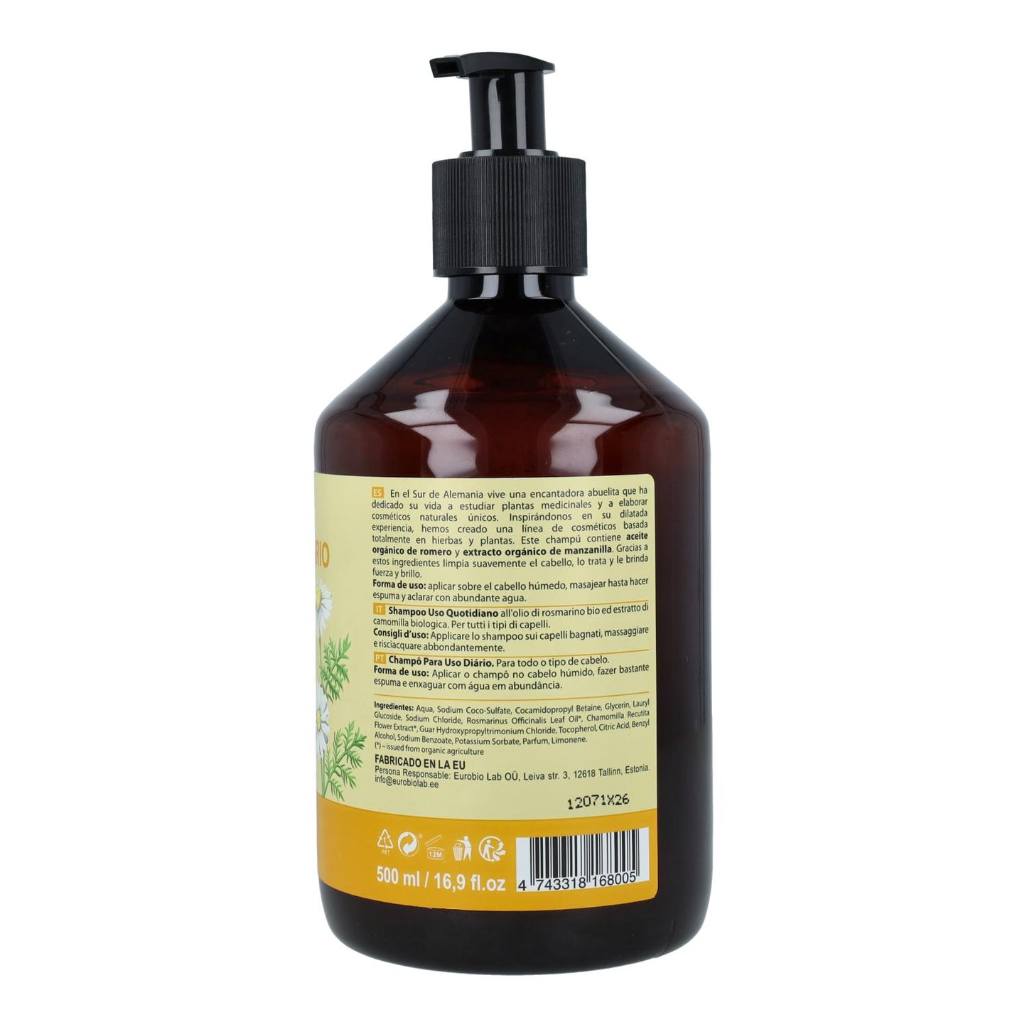 Champú Uso Diario Oma Gertrude 500 ml