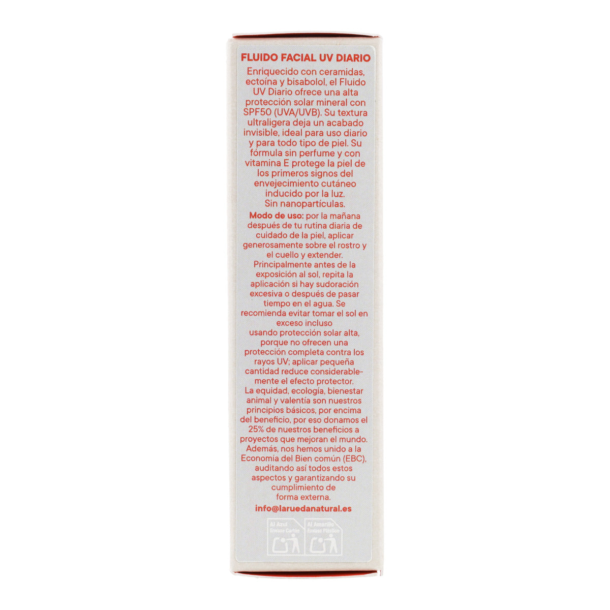 Gesichtsfluid für den täglichen Gebrauch UV SPF50 I+M 30 ml