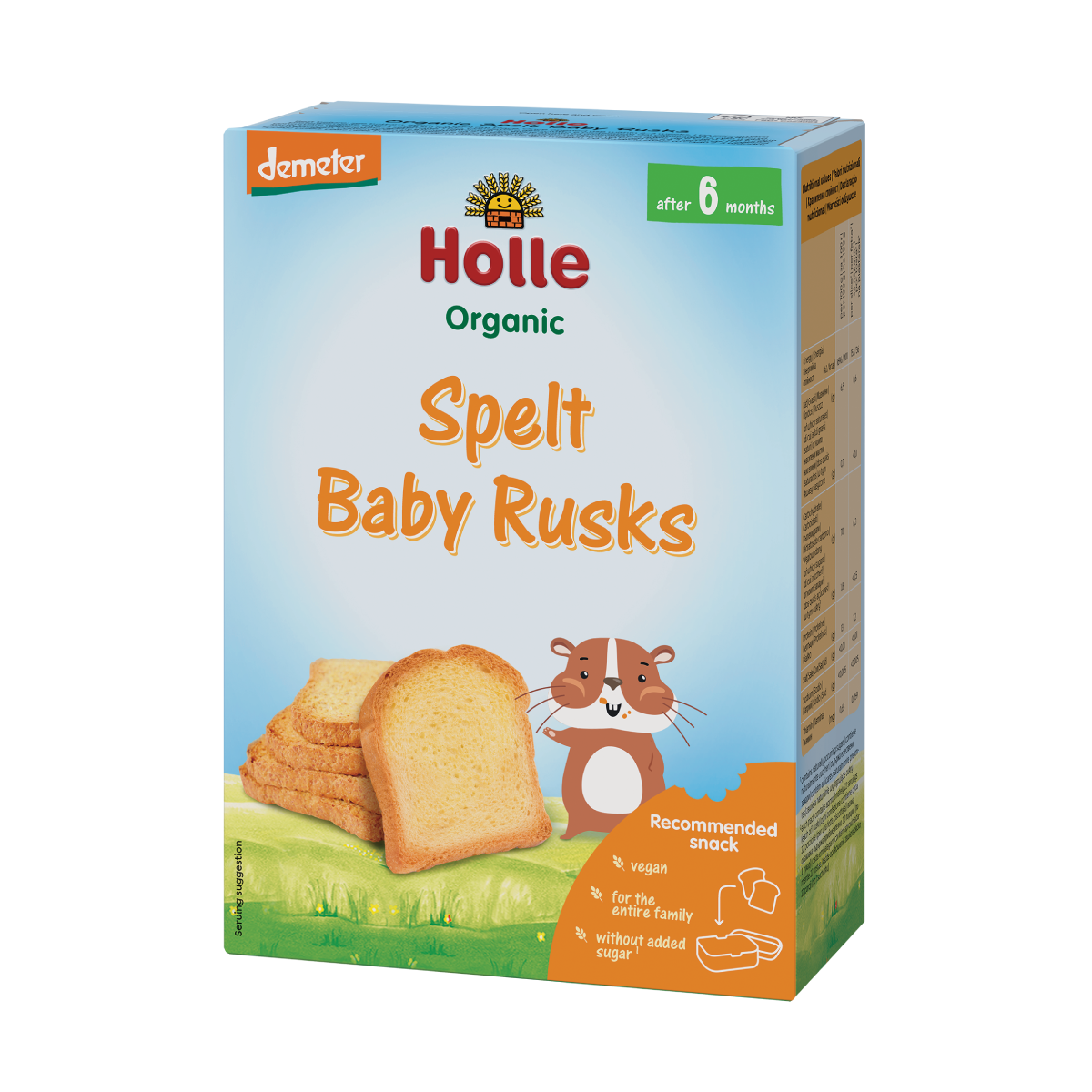 Bio-Dinkel-Toast für Kinder Holle, 200 g