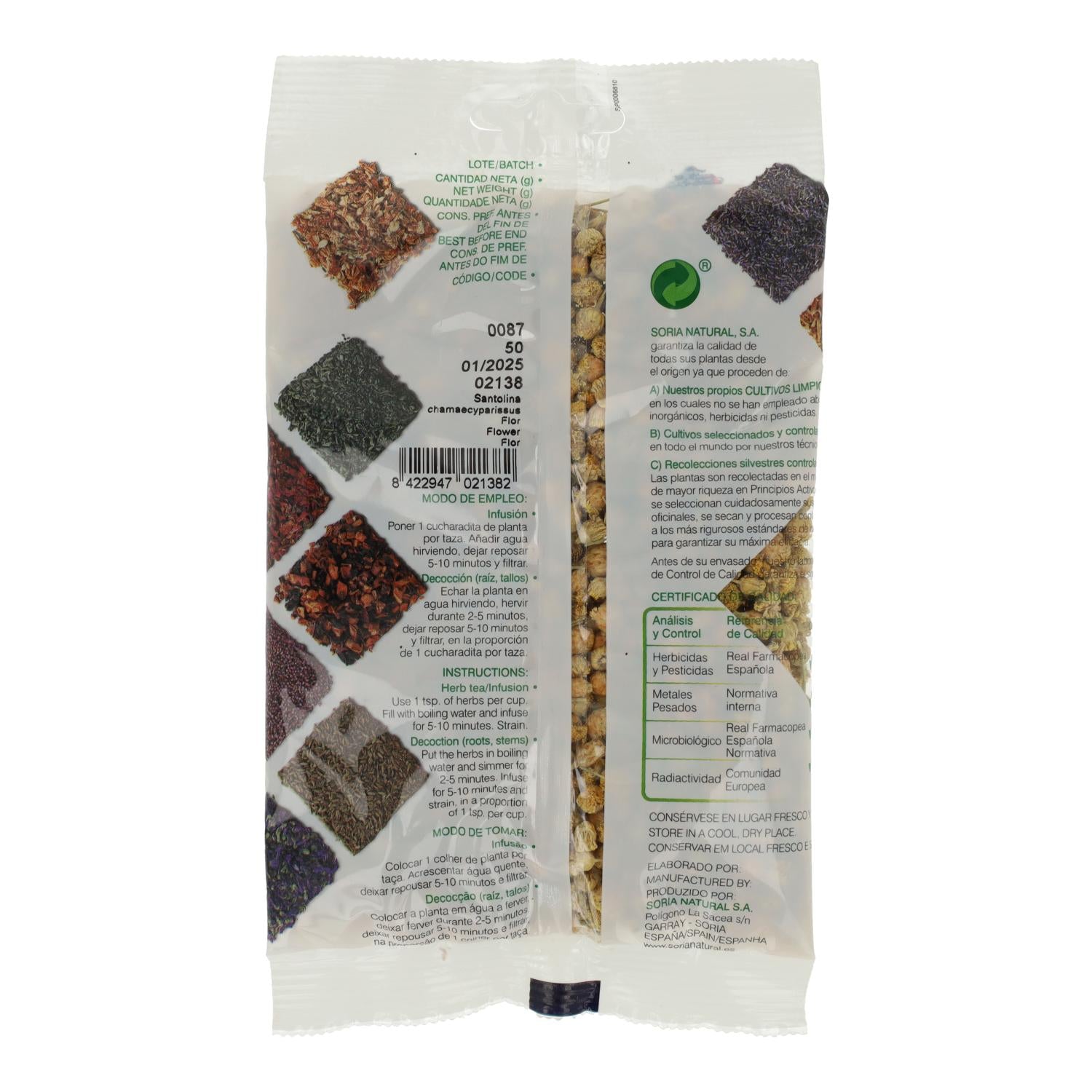 Manzanilla Mahón Soria Natural, 50 g