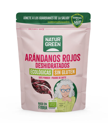 Getrocknete Bio-Preiselbeeren Naturgreen 125 g