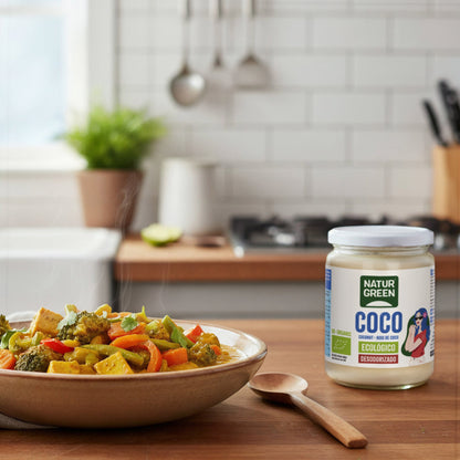 Desodoriertes Kokosfett BIO Naturgreen 430 ml