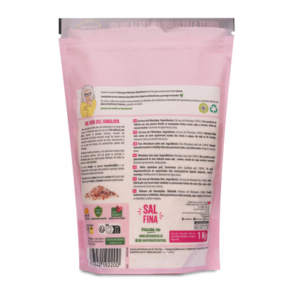 2er-Pack feines Himalaya-Rosasalz Naturgreen 1 kg