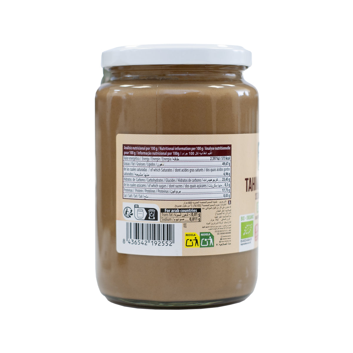 Geröstetes Tahin Naturgreen 800 g