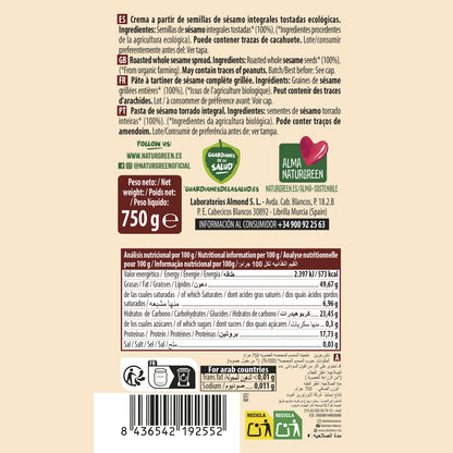 Geröstetes Tahin Naturgreen 800 g