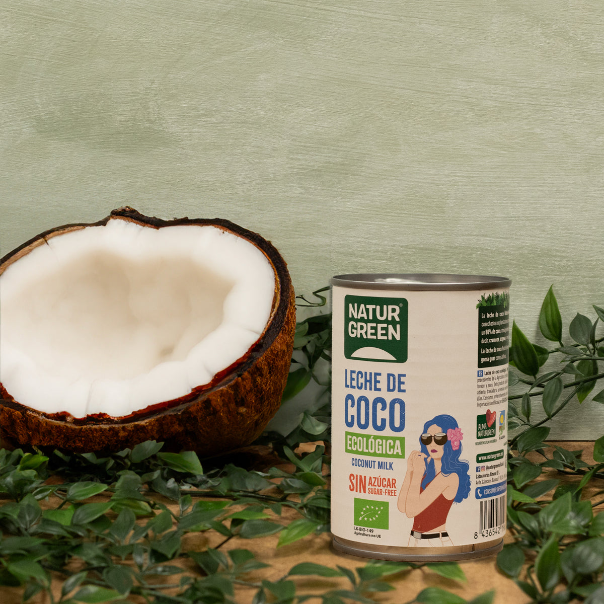 Bio-Kokosmilch NaturGreen 400 g / 400 ml