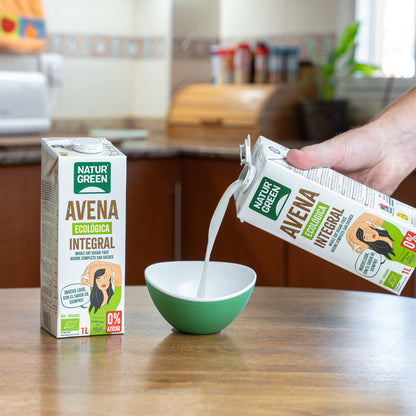6er-Pack Bio-Haferdrink 0 % Zucker NaturGreen 1 l