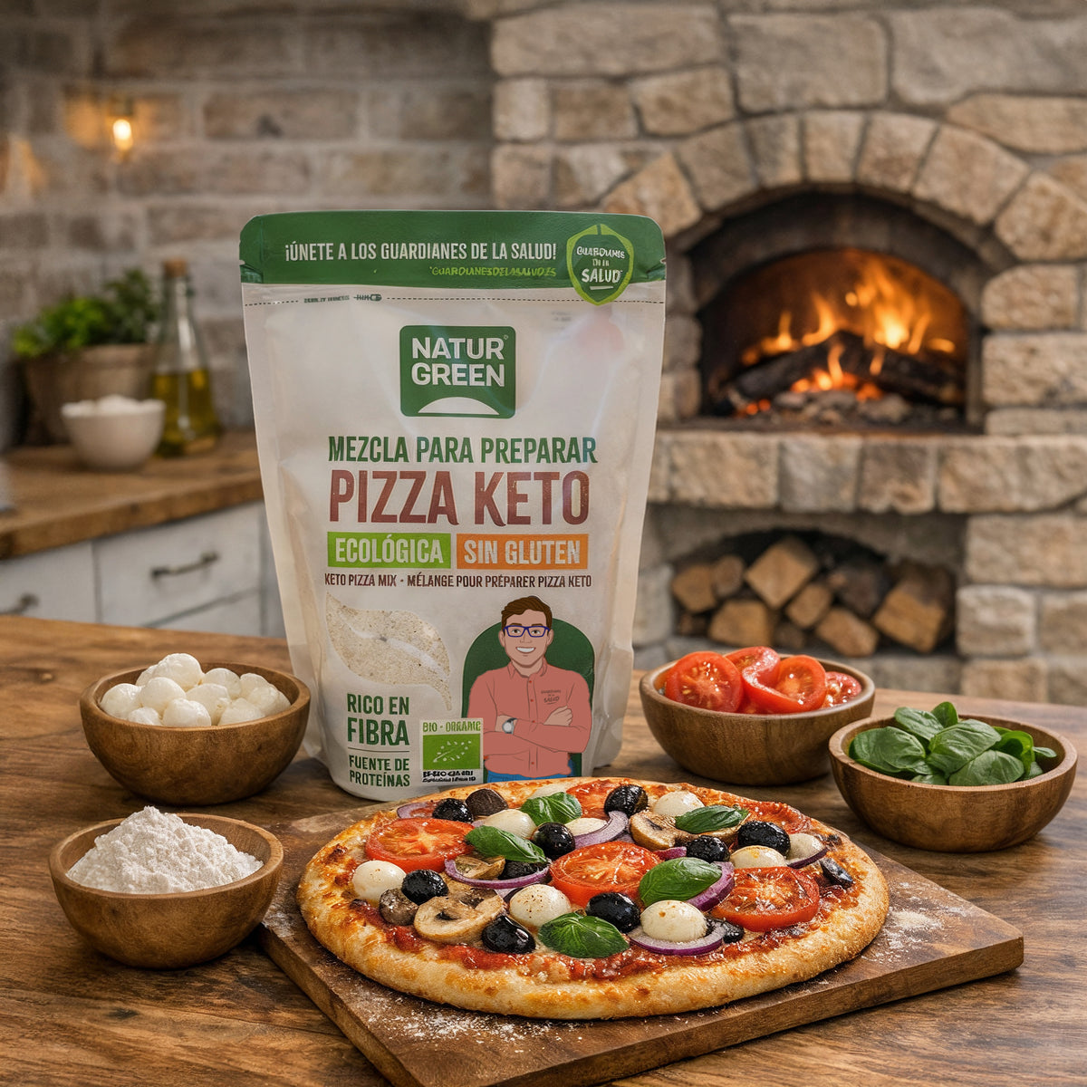 Pizzamehlmischung Keto NaturGreen 400 g