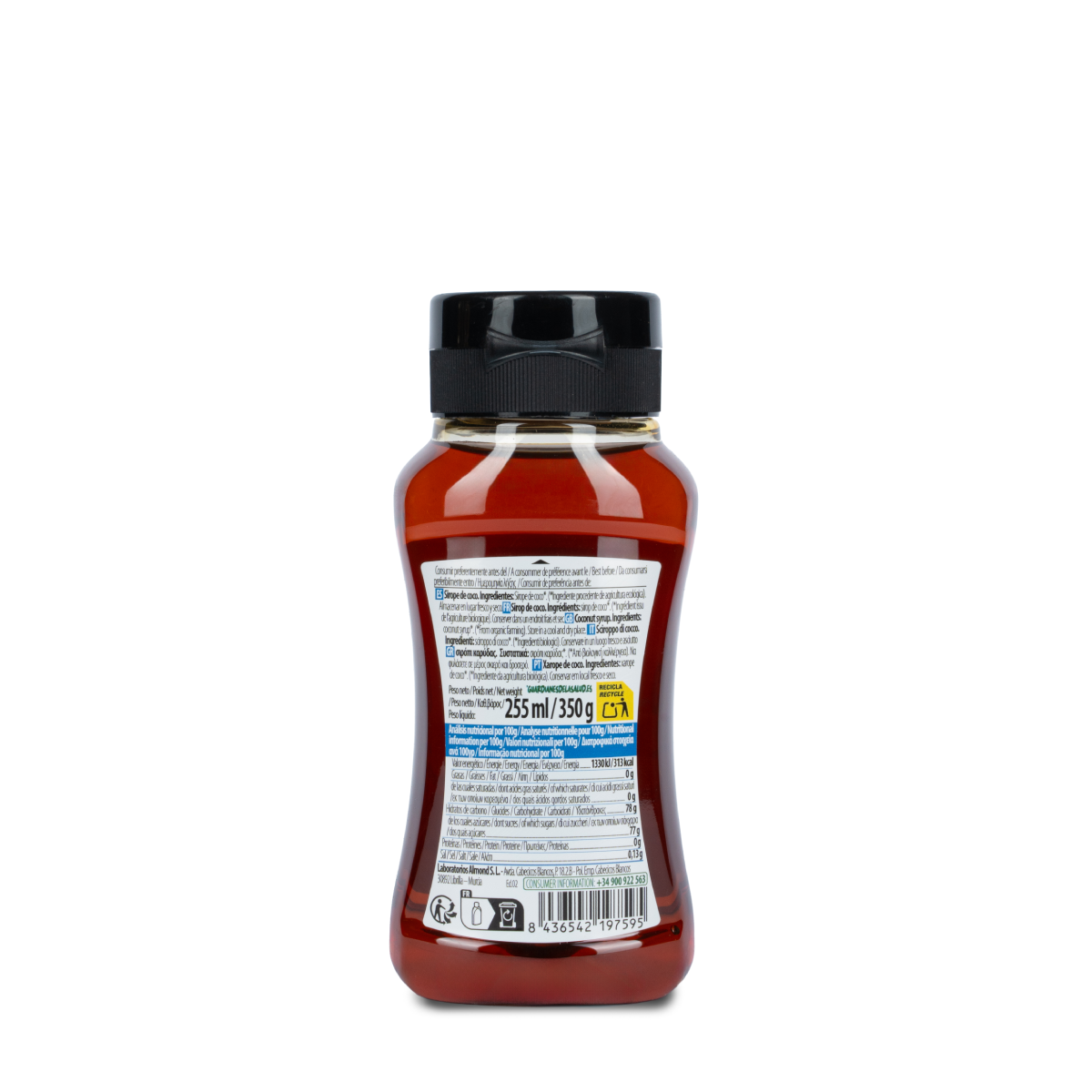 Bio-Kokossirup Naturgreen 255 ml / 350 g