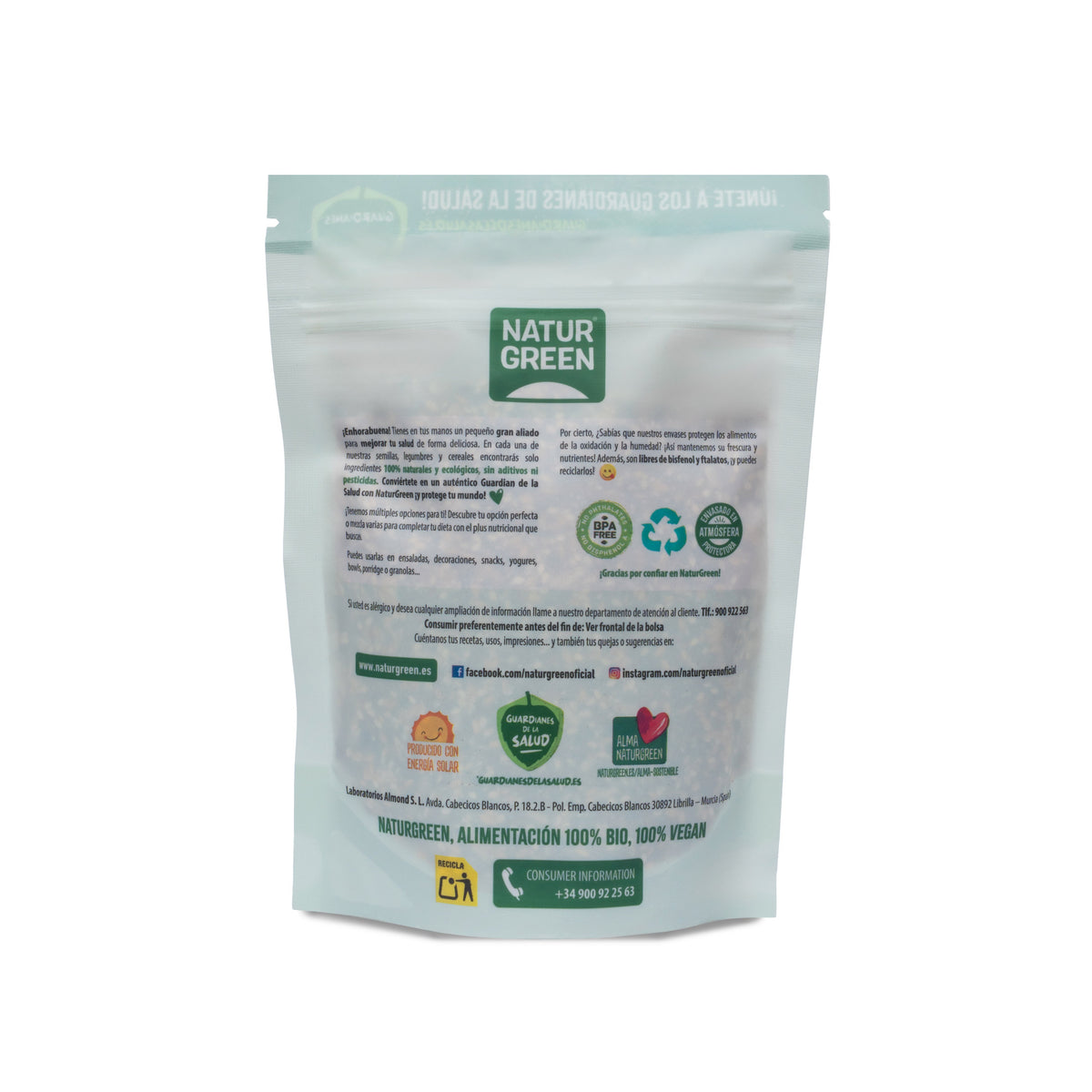 6-Korn-Mischung Goji- und Chia-Salat Bio NaturGreen 225 g