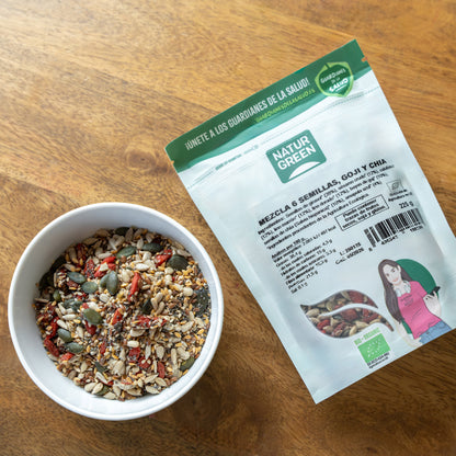 6-Korn-Mischung Goji- und Chia-Salat Bio NaturGreen 225 g
