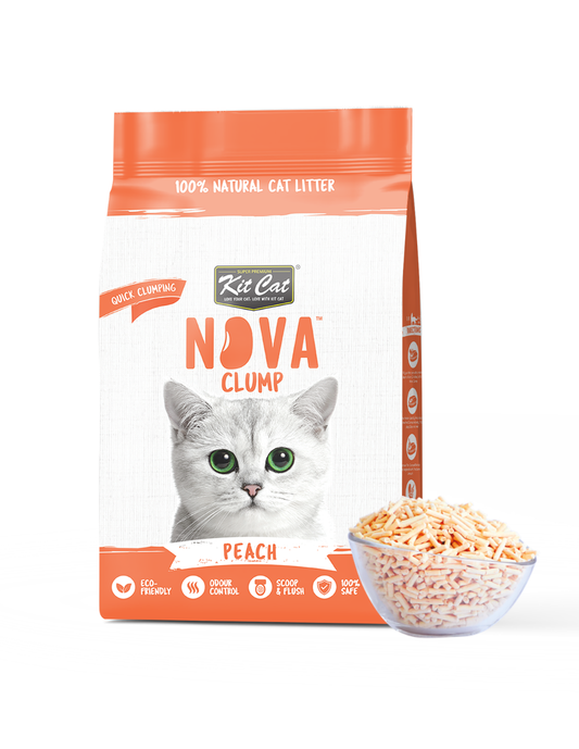 Kit Cat Arena Eco SoyaClump – Peach 7 l Katzenstreu