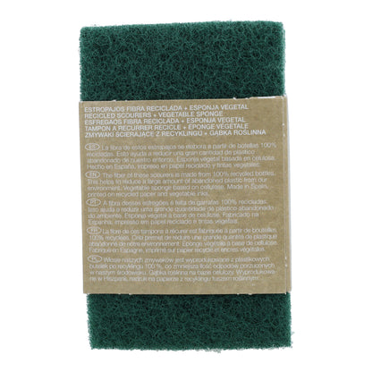 2 Scheuerschwämme mit pflanzlichem Schwamm Eco Friendly ROZENBAL