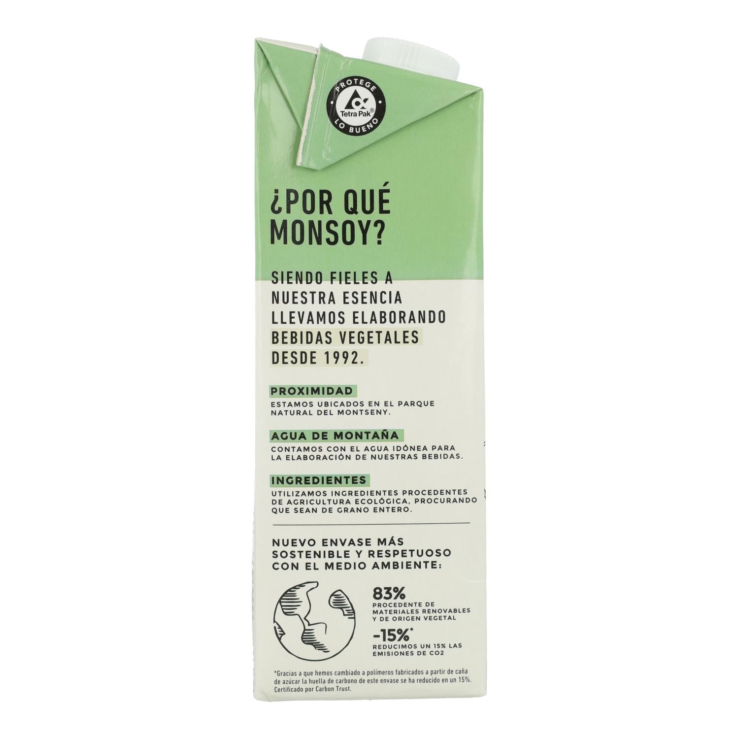 Bebida Soja BIO Monsoy 1L