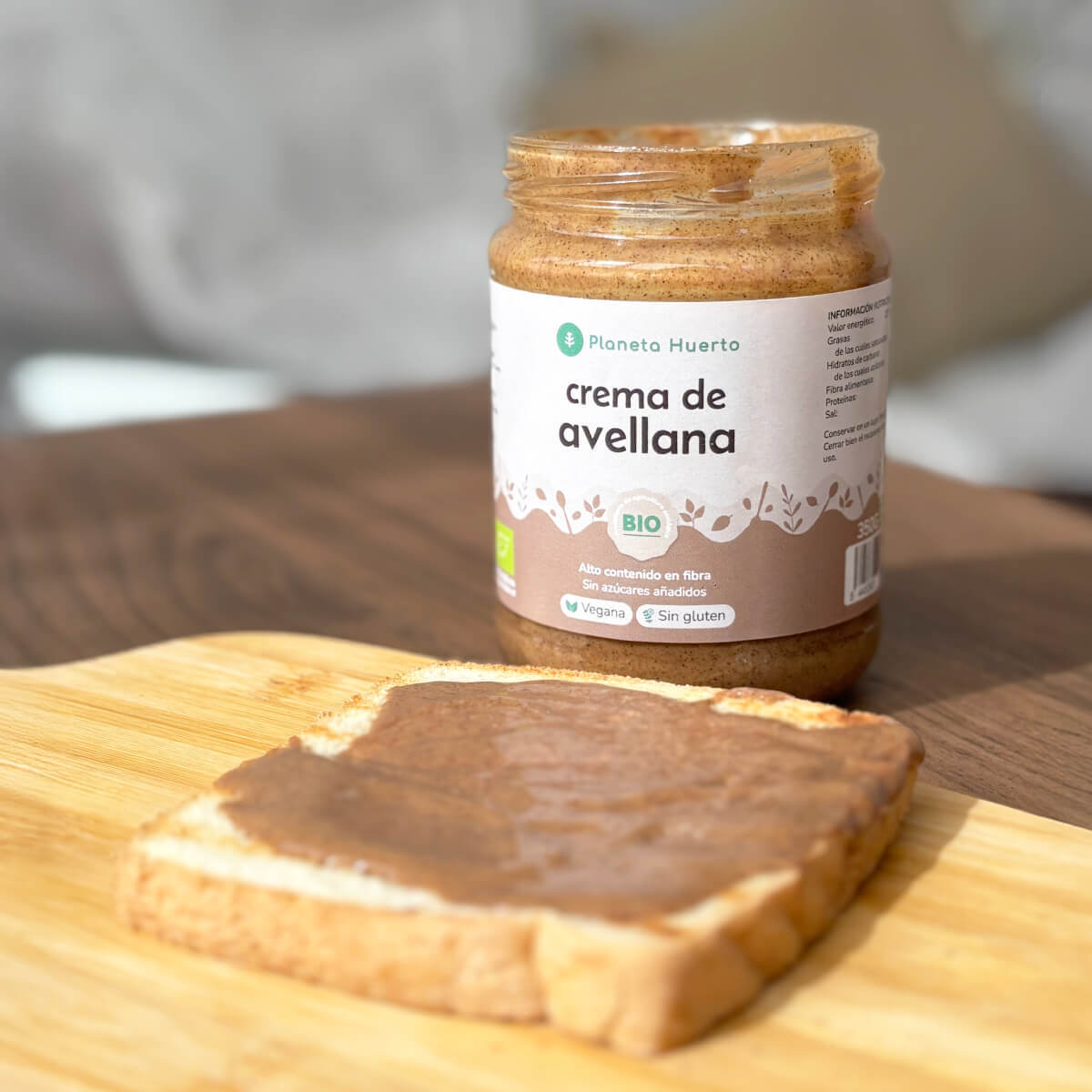 Crema de Avellanas ECO Planeta Huerto 700g