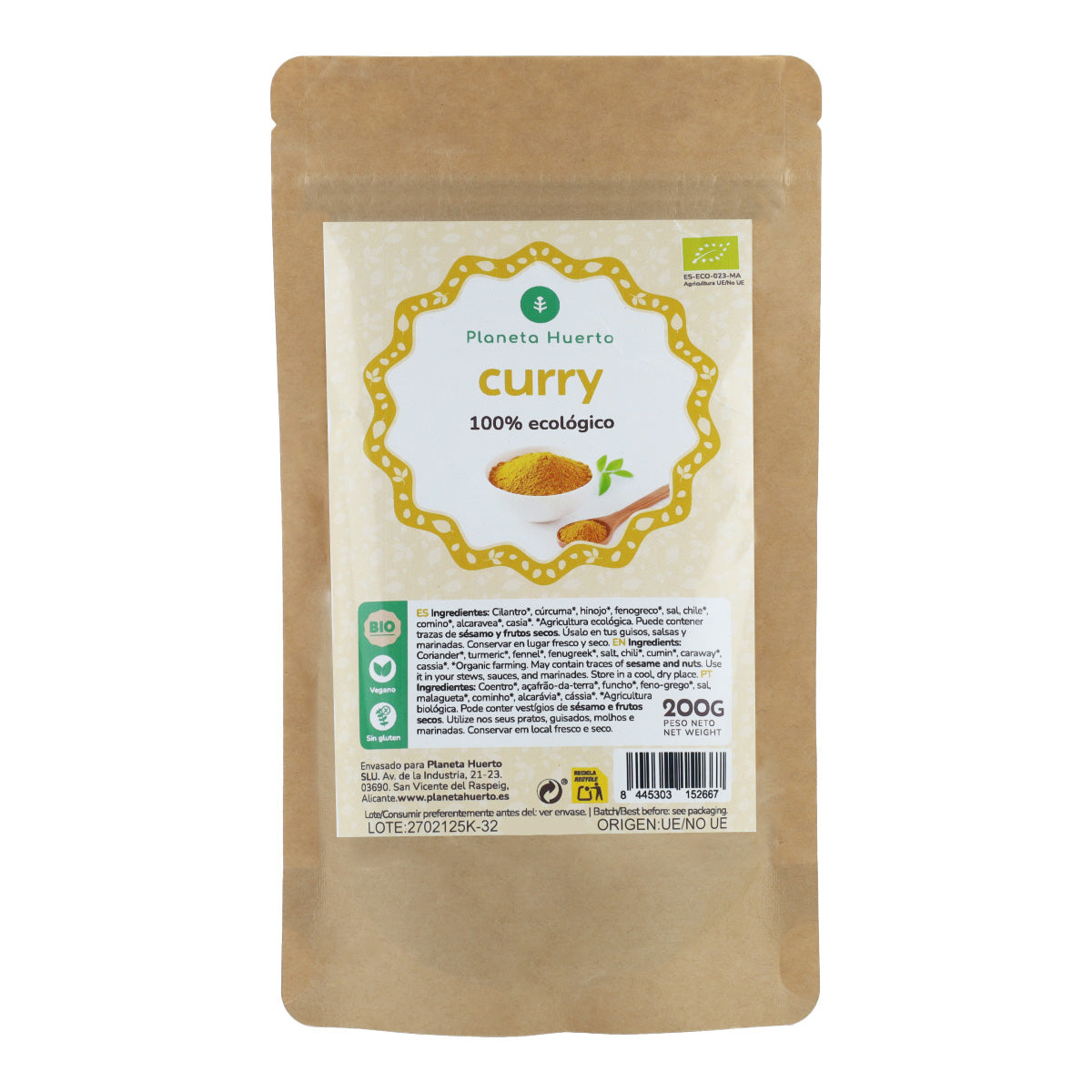 Currypulver ECO Planeta Huerto