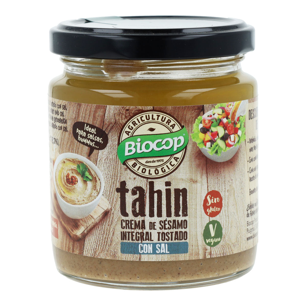 Geröstetes Vollkorn-Tahini mit Salz Biocop 225 g