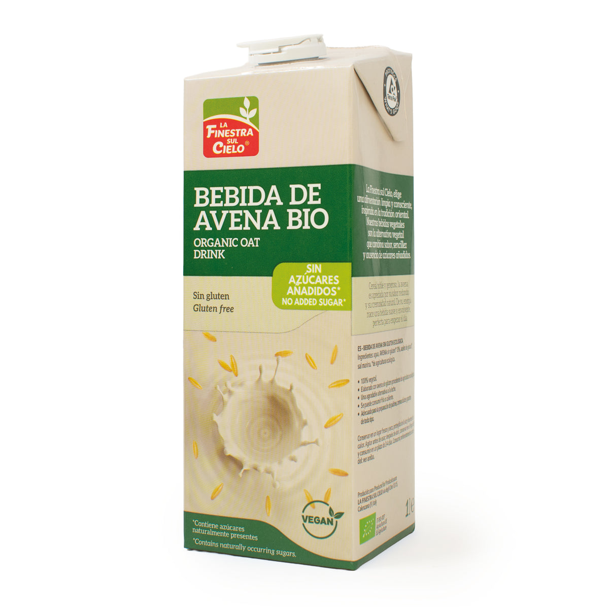 Glutenfreies Bio-Hafergetränk La Finestra Sul Cielo 1 l