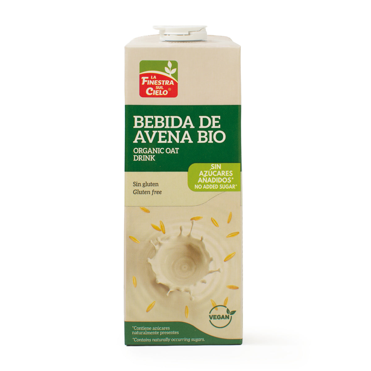 6er-Pack glutenfreies Hafergetränk La Finestra Sul Cielo 1 l