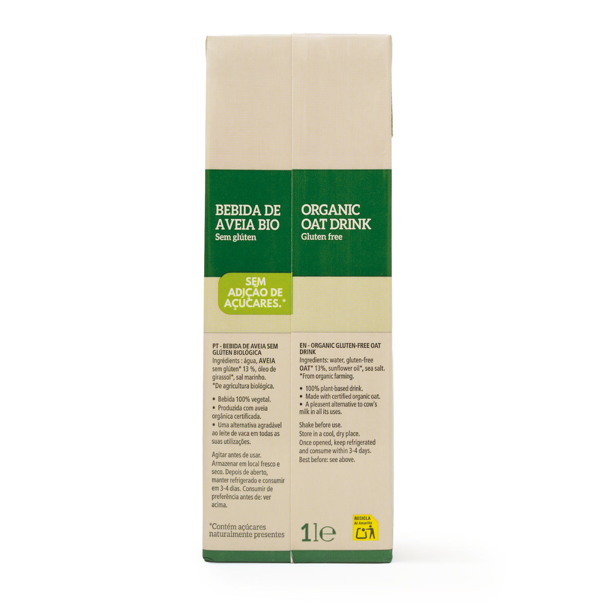 Glutenfreies Bio-Hafergetränk La Finestra Sul Cielo 1 l