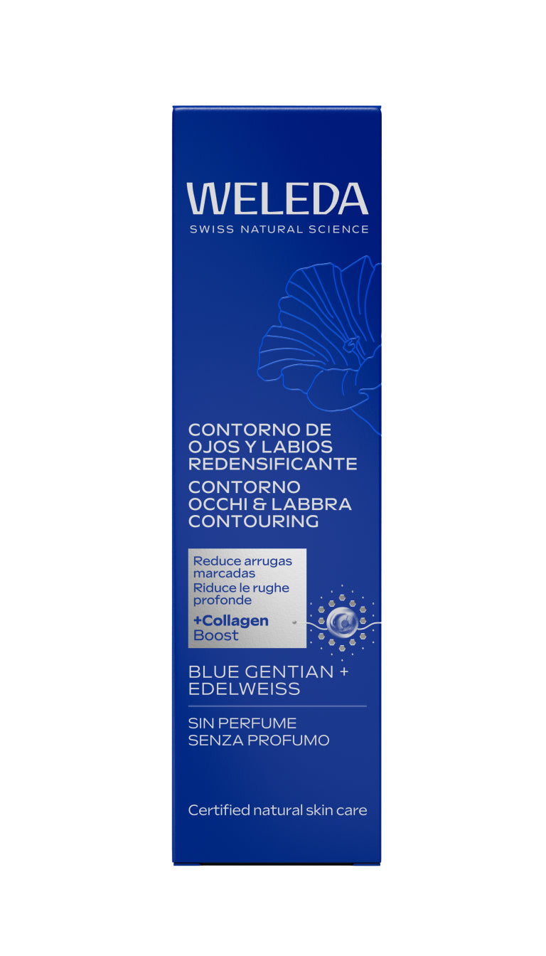Augen- und Lippenkonturcreme mit Blauem Enzian und Edelweiß von Weleda 10 ml