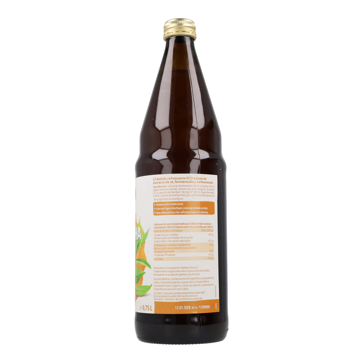 Bio-Kombucha Original Voelkel 750 ml