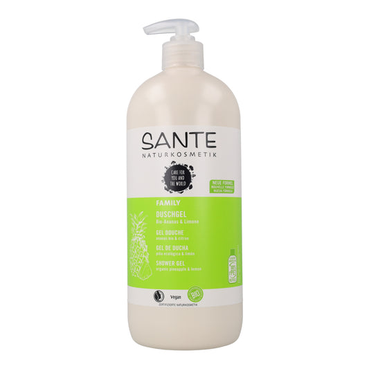 Bio-Duschgel mit Ananas und Zitrone Sante 950 ml