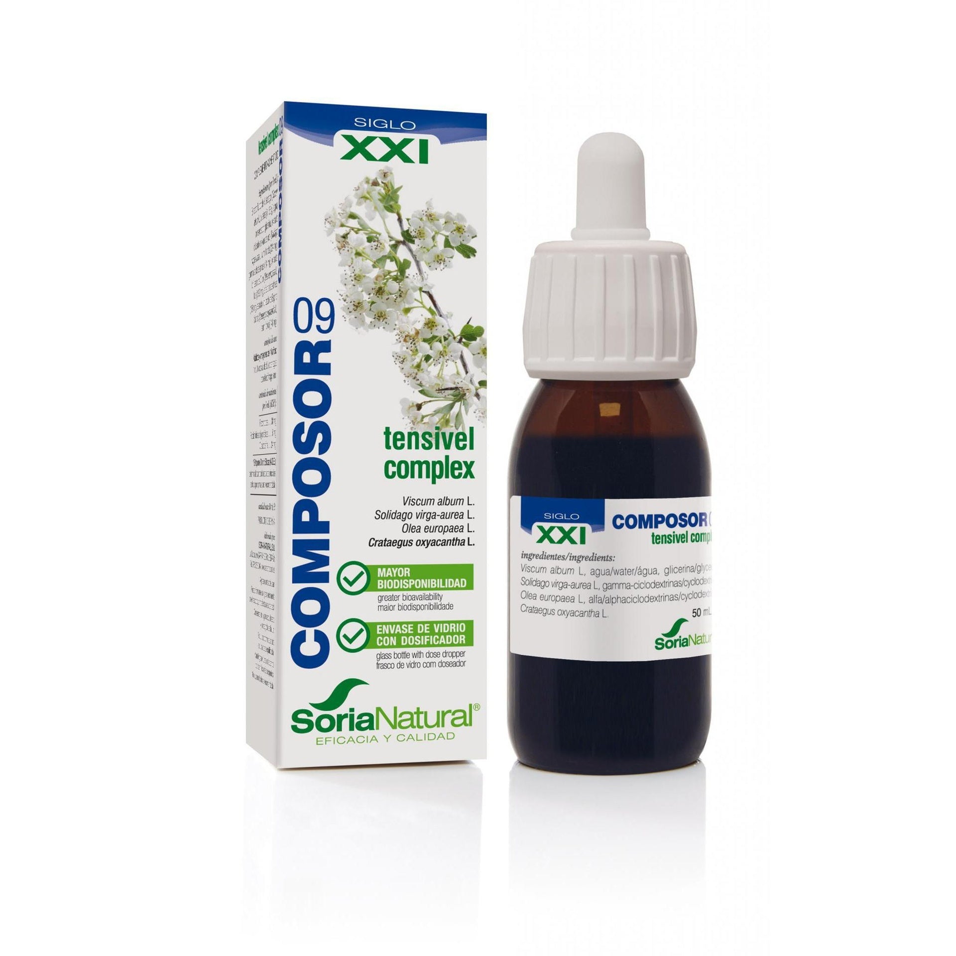 Composor 9 XXI Tensivel Complex Soria Natural, 50 ml