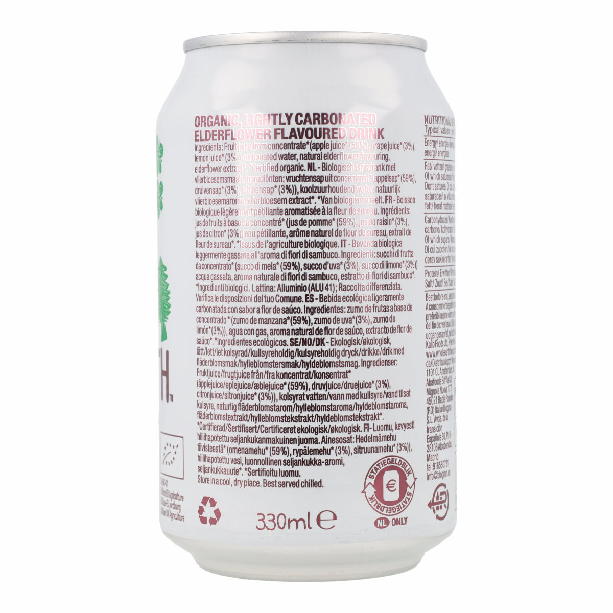 Bio-Erfrischungsgetränk Holunder Whole Earth 330 ml