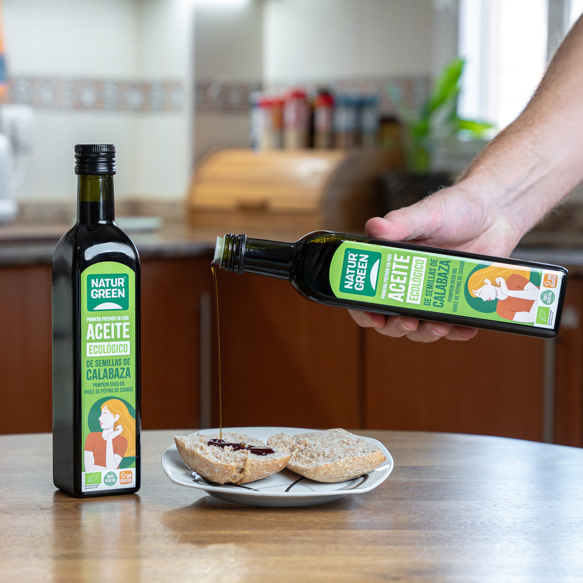 Bio-Kürbiskernöl von NaturGreen, 500 ml