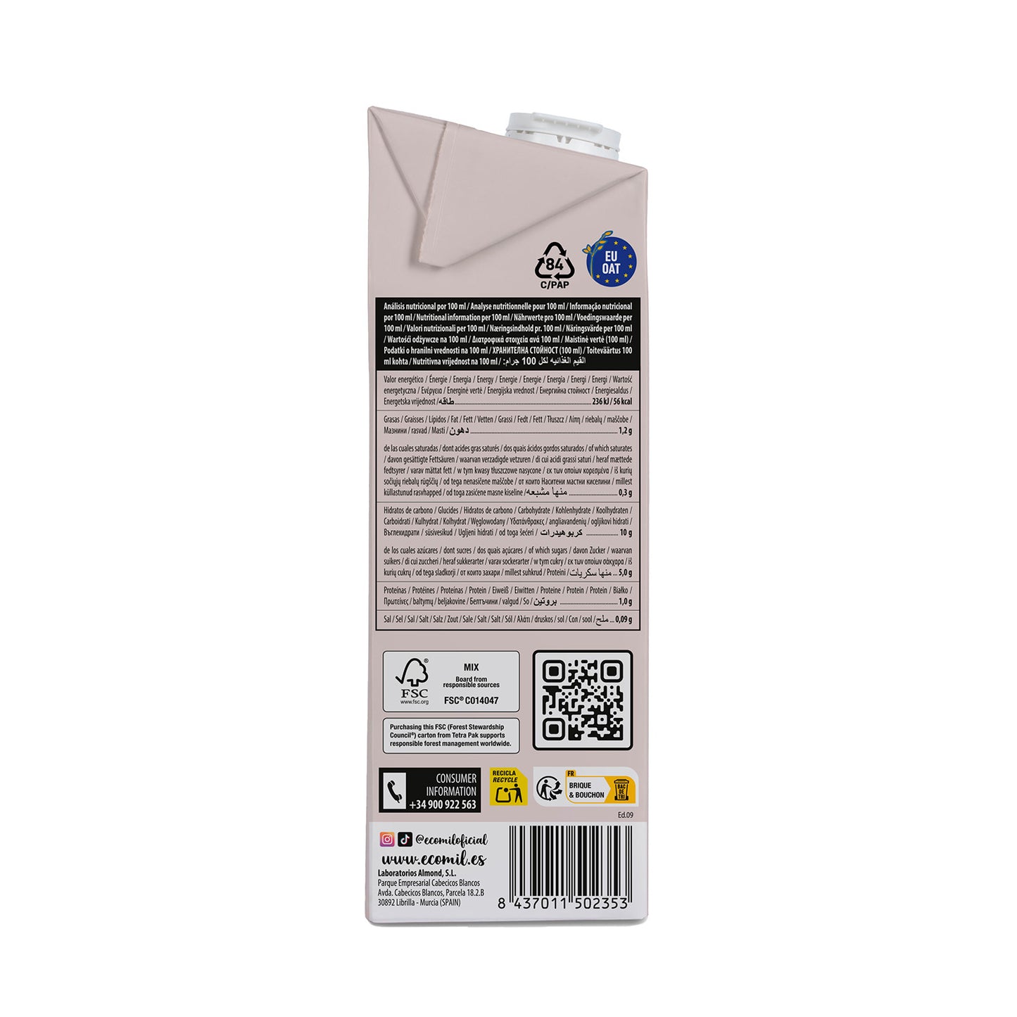 6er-Pack NaturGreen Haferdrink Choco 1 l