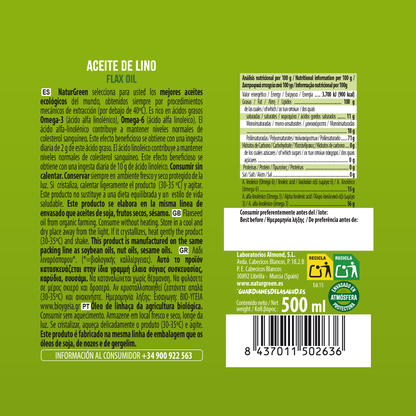 Bio-Leinöl NaturGreen 500 ml