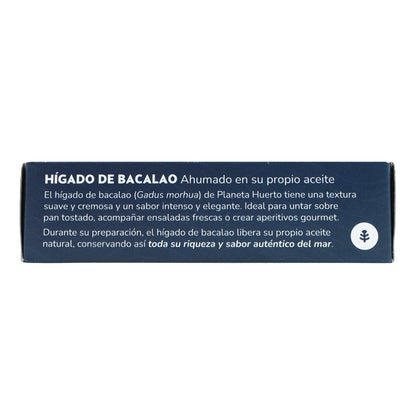 Pack 12x Hígado de bacalao en su propio aceite MSC pesca sostenible Planeta Huerto 120 g