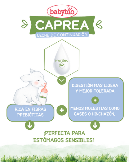 Pack 2x Leche de Cabra Caprea 2 Babybio 800 g