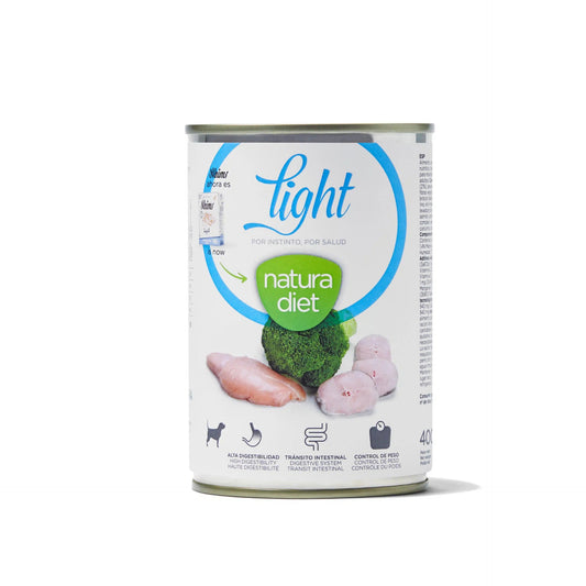 Natura Diet Dog Light Comida húmeda para perros 400g