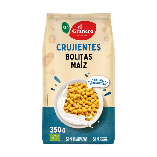 Maisbällchen mit Bio-Honig El Granero 350 g