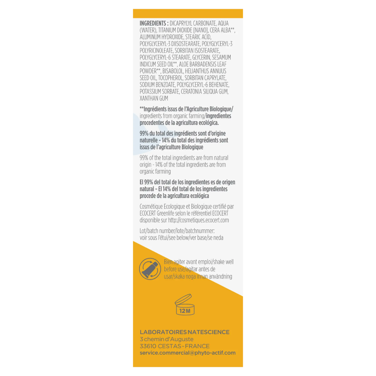 Crema Solar para Bebés SPF 50+ Hipoalergéinca Bioregena 40 ml
