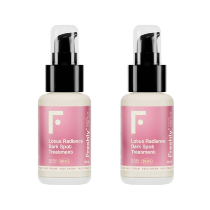Pack 2x Crema Facial Tratamiento Despigmentante Lotus Radiance Darkspot Freshly 50ml