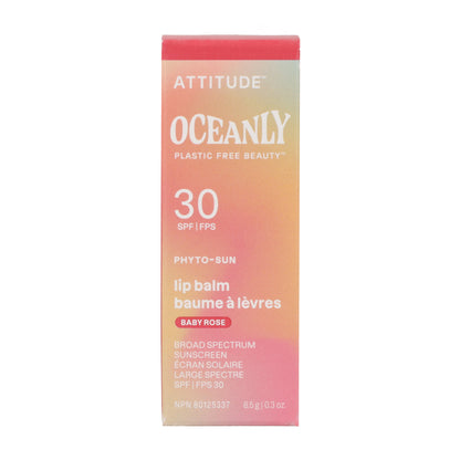 Oceanly – PHYTO-SUN Lippenbalsam mit Farbe LSF 30 – Baby Rose, Attitude, 8,5 g