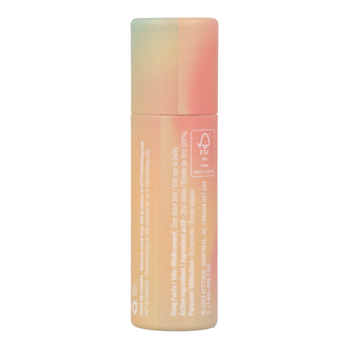 Oceanly – PHYTO-SUN Lippenbalsam mit Farbe LSF 30 – Terrakotta, Attitude, 8,5 g