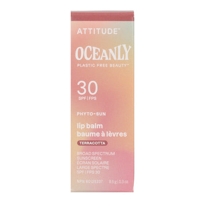 Oceanly – PHYTO-SUN Lippenbalsam mit Farbe LSF 30 – Terrakotta, Attitude, 8,5 g