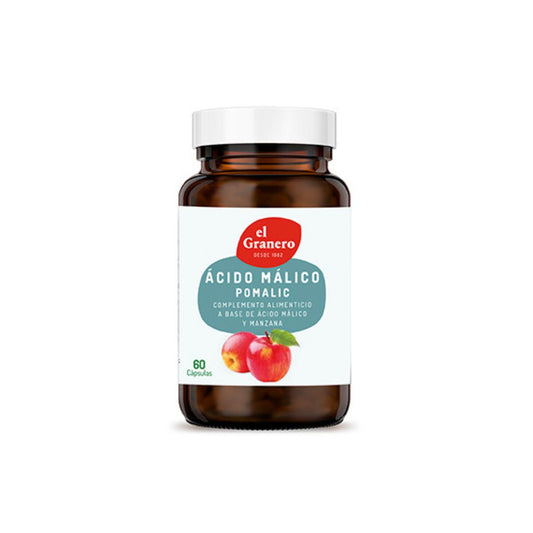Pomalic (Ácido Málico) El Granero, 60 cap. 650 mg